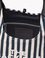 The Stripe Canvas Belted Sack Bag